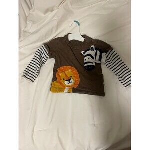 Jojo Maman Bebe Zoo Animals Shirt size 2-3T